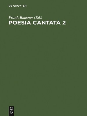 cover image of Poesia cantata 2